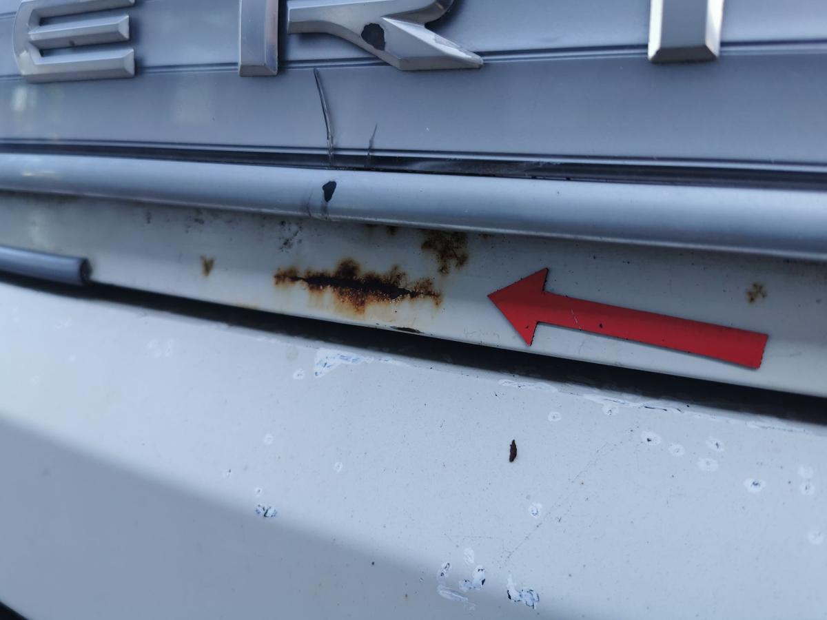 Daihatsu Materia M401 Heckklappe Kofferklappe Klappe hinten W09 White DELLE ROST
