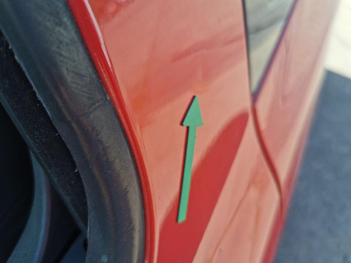 Renault Clio 2 Campus Fahrertür Tür Autotür vorn links OV727 Red Brisk 3 Türer