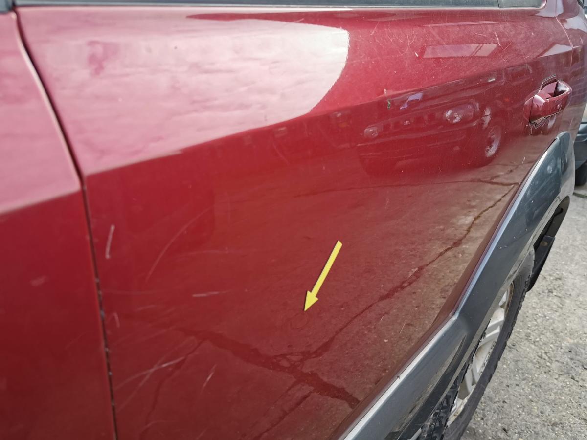 Kia Sorento JC Tür Autotür Rohbautür Fondtür hinten links R9 Ruby Red KRATZER