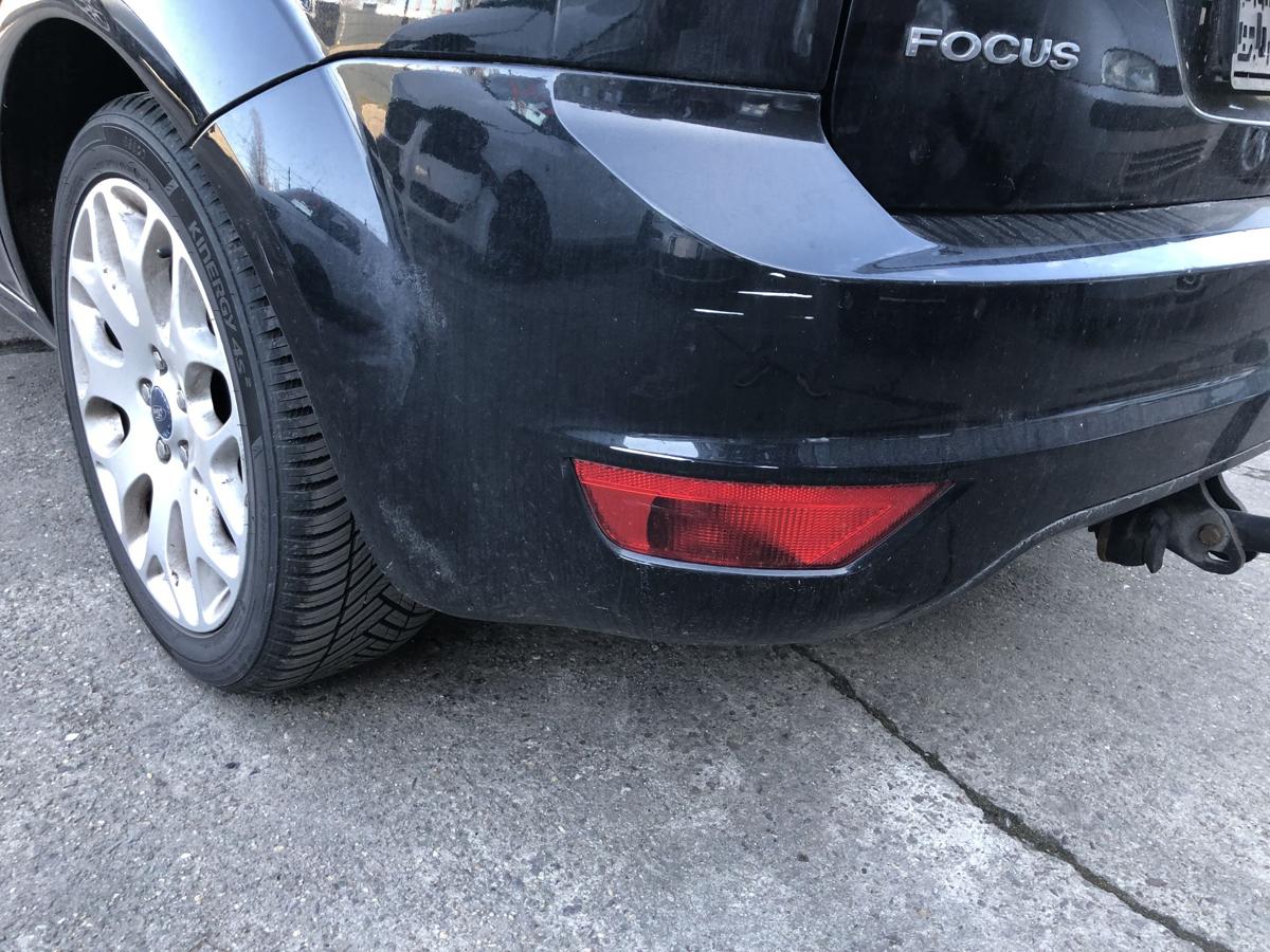 Ford Focus DA3 ab07 Sto&szlig;f&auml;nger hinten Hecksch&uuml;rze Fliessheck Pantherschwarz