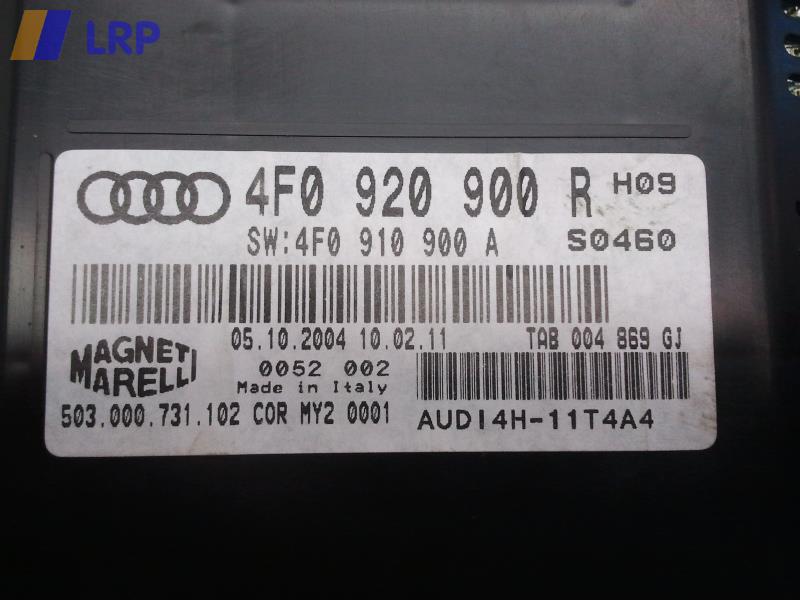 Audi A6 4F Baujahr 2004 Kombiinstrument Tacho 4F0920900R erst 14km Laufleistung