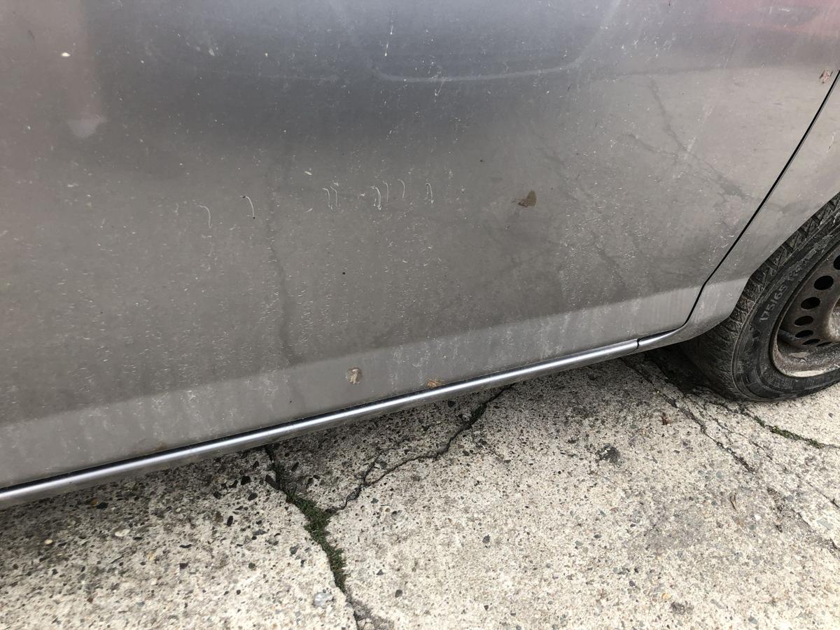 Honda Jazz Typ GD T&uuml;r vorn rechts Beifahrert&uuml;r im Rohbau NH642M Storm silver