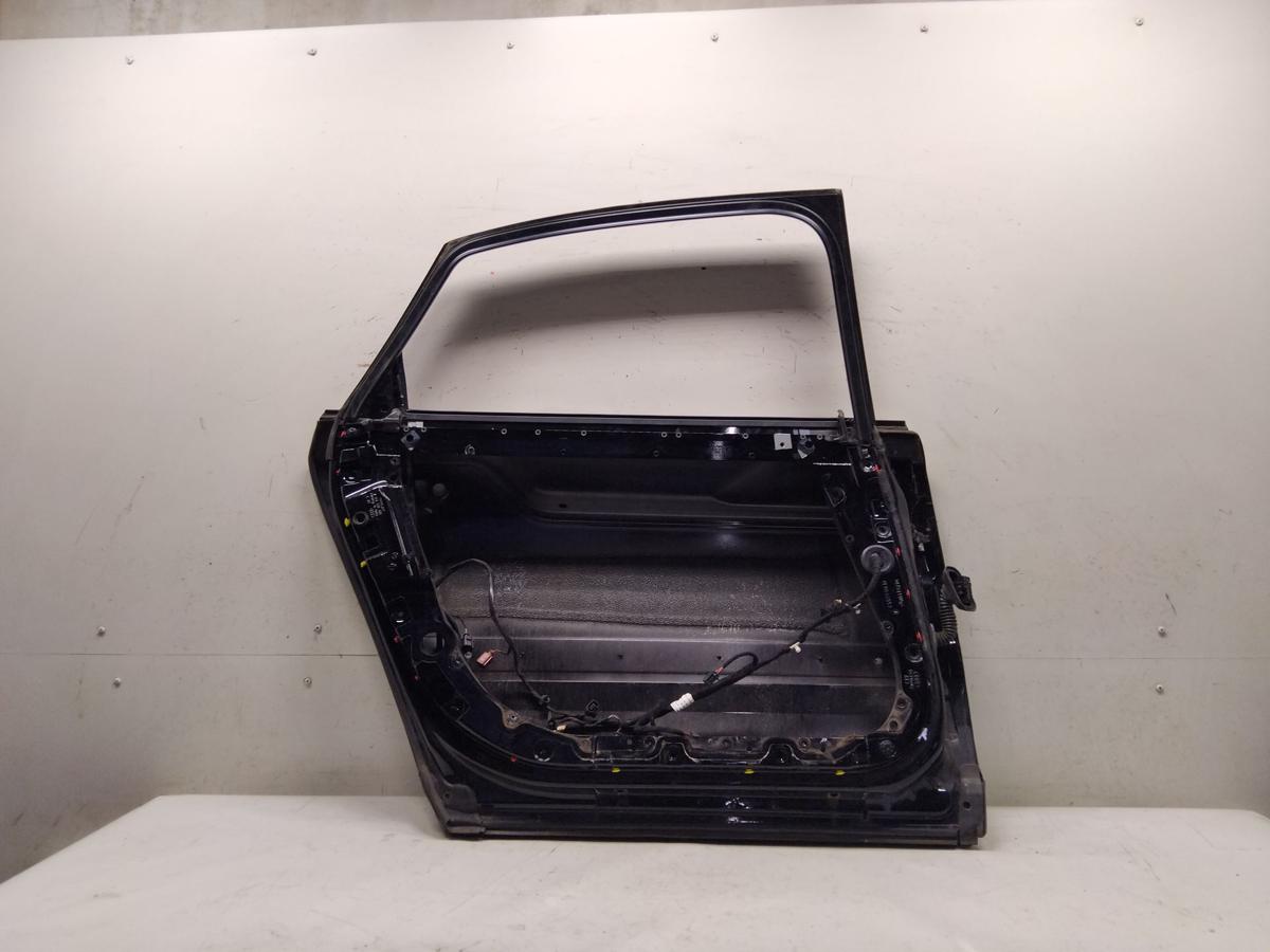 Audi A8 D3 4E Langversion Tür hinten links brilliantschwarz LY9B Bj.2004