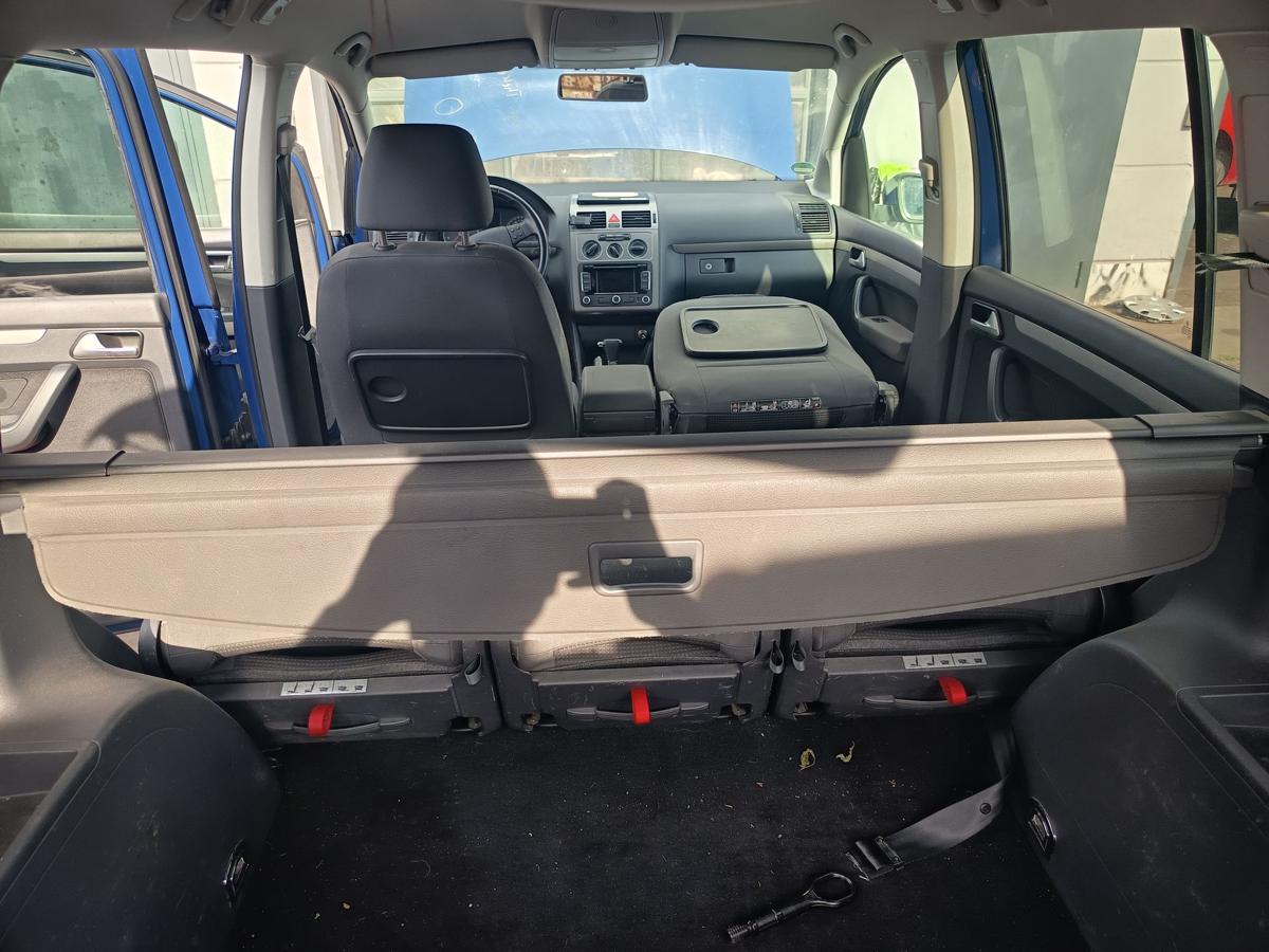 VW Touran GP 1T original Laderaumabdeckung Rollo Anthrazit Bj 2009