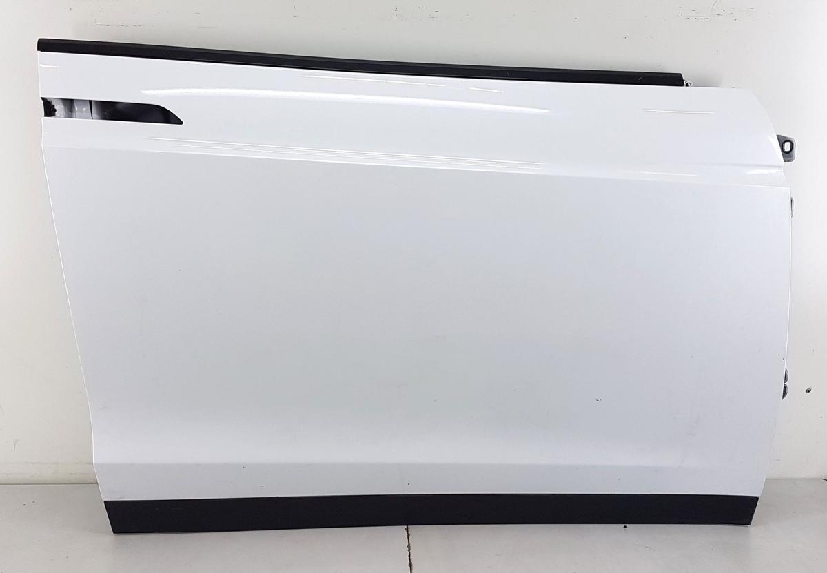 Tesla Model X T&uuml;r vorn rechts in PPSW White Water Pearl Bj22 Rohbau