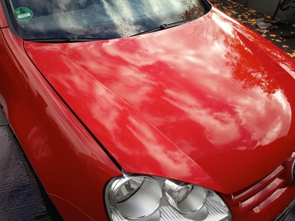 VW Golf V 5 original Motorhaube Deckel vorn LY3D Tornadorot Bj 2004 VW Golf V 5 original Motorhaube Deckel vorn LY3D Tornadorot Bj 2004