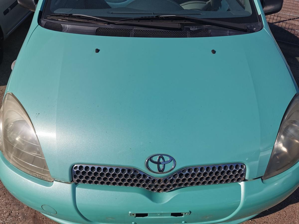 Toyota Yaris XP10 Motorhaube Haube Klappe Deckel Bonnet vorn 764 Light Aqua Met
