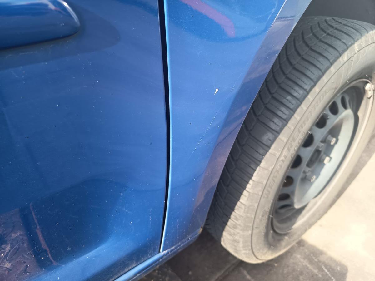 VW Touran GP 1T original Kotfl&uuml;gel rechts Seitenteil L5M Indienblau Bj 2009