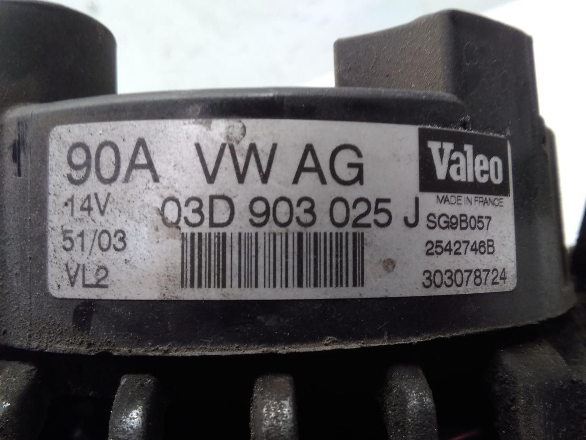 VW Polo 9N original Lichtmaschine Generator 90A 1.2 47kw AZQ Bj.2004