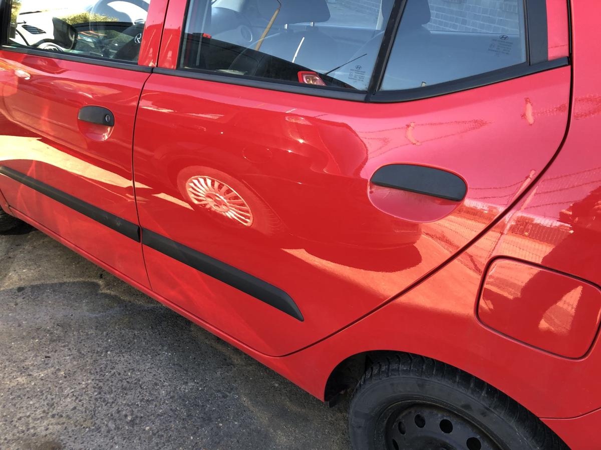 Hyundai i10 PA T&uuml;r hinten links Fondt&uuml;r im Rohbau H4 Electric Red