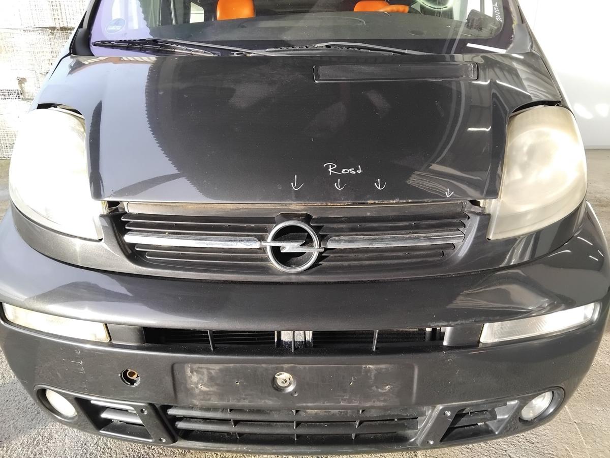 Opel Vivaro A original Kühlergrill mit Emblem und Frontblende BJ2003 L298 mitternachtschwarz