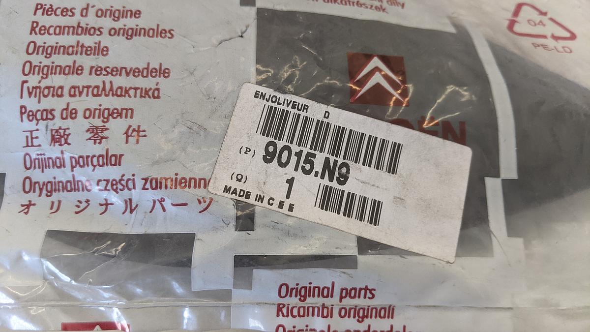 Citroen Xsara Kombi N2 Innenverkleidung Tür hinten rechts 9015N9