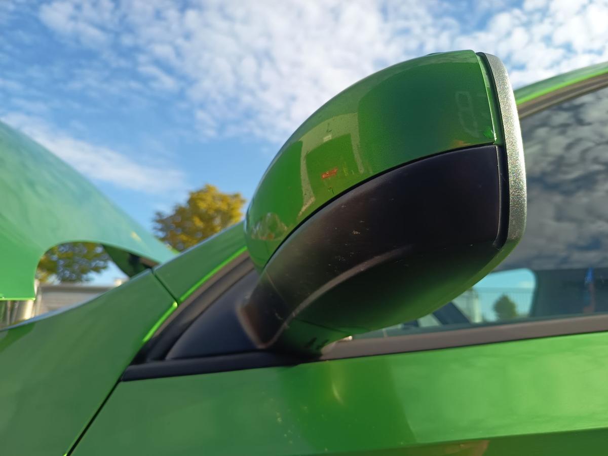 Skoda Rapid original Aussenspiegel links elektrisch F6Z Rallye gr&uuml;n Bj 2015