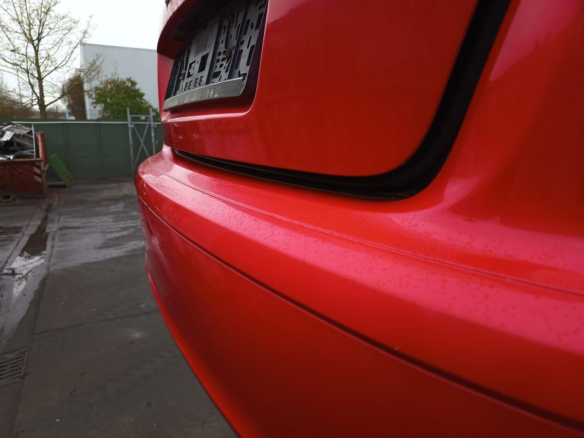 Audi A3 8PA original Sto&szlig;stange F&auml;nger hinten Heck Y3J Brillantrot Bj 2005