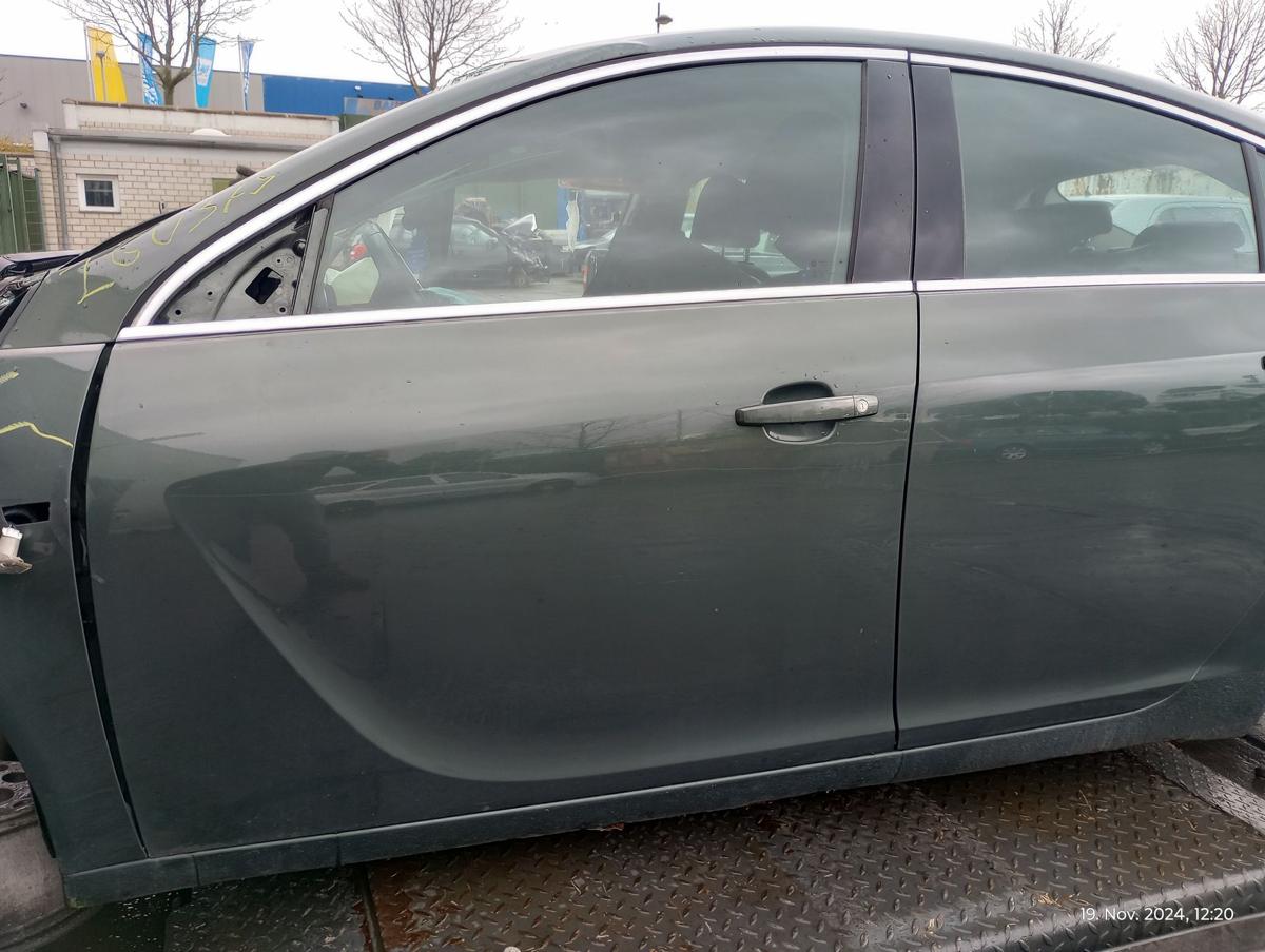 Opel Insignia A Limousine orig Tür vorn links Fahrerseite Z30K Grün Bj 2009