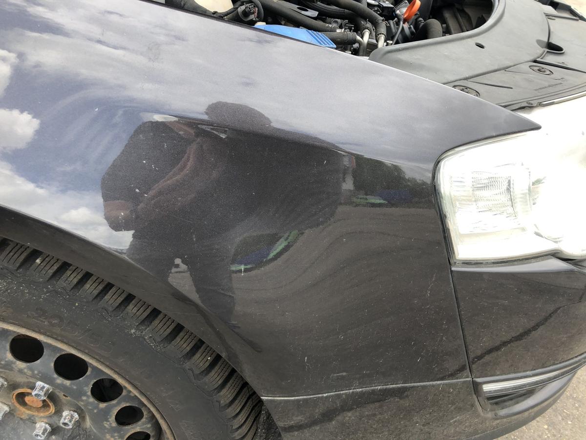 VW Passat 3C B6 Variant Kotfl&uuml;gel vorn rechts Beifahrer LC8Z Moccabrown OEM