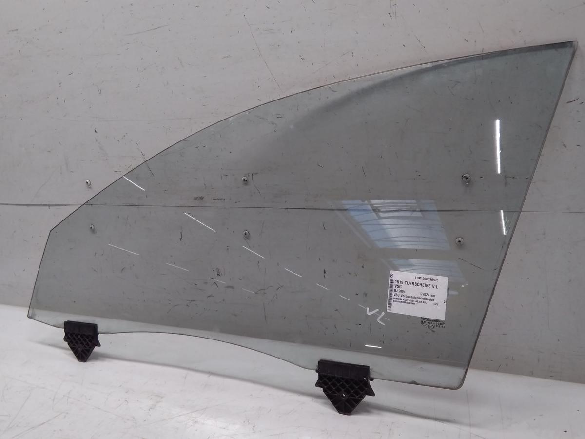 Audi A8 D3 4E T&uuml;rscheibe vorn links VSG Verbundsicherheitsglas grau Bj.2004