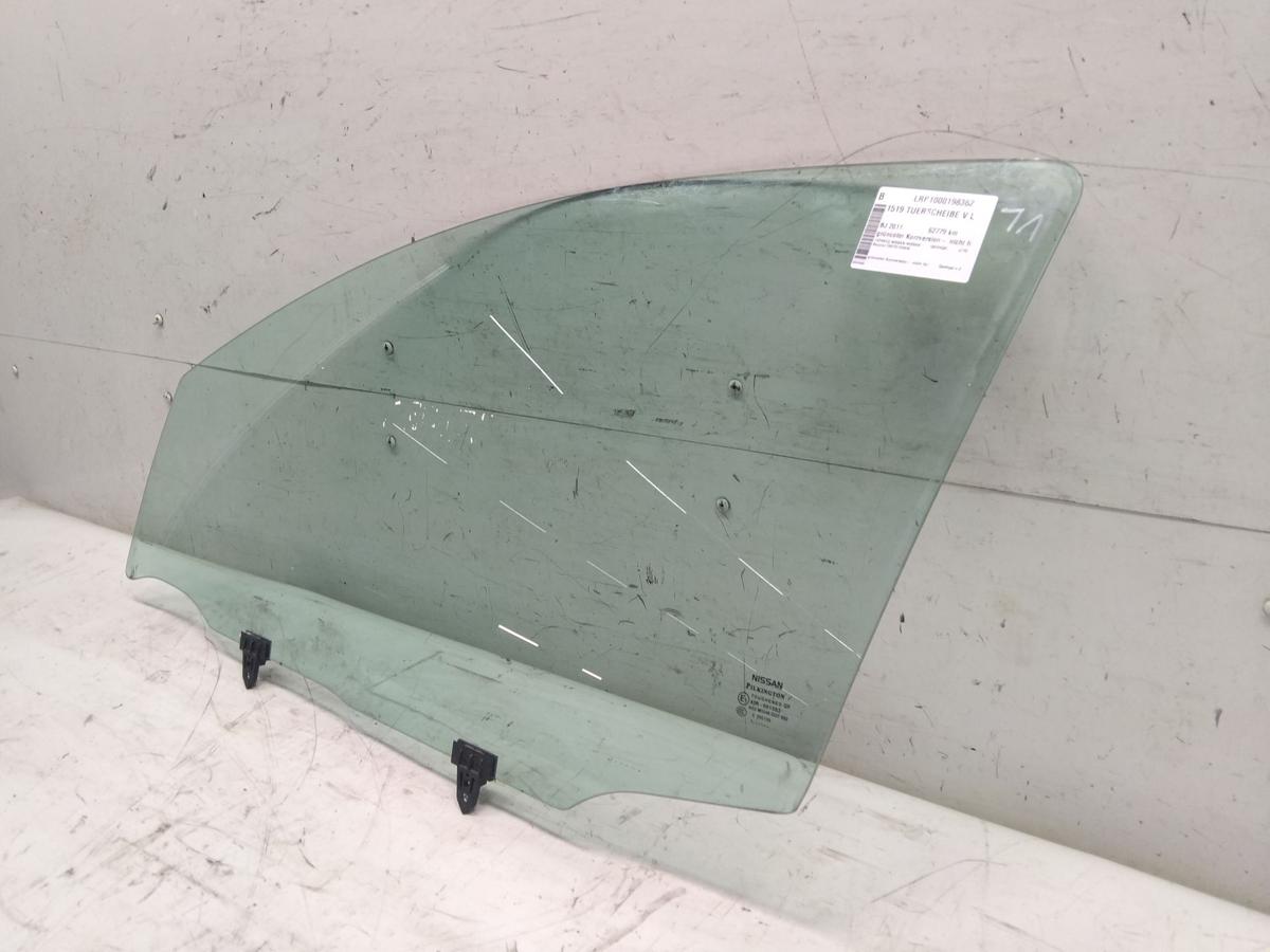 Nissan Qashqai J10 T&uuml;rscheibe vorn links gr&uuml;ncolor Bj.2011