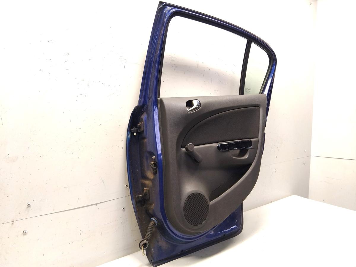 Opel Corsa D T&uuml;r hinten rechts ultrablaumetallic Z21B 4CU Bj.2008