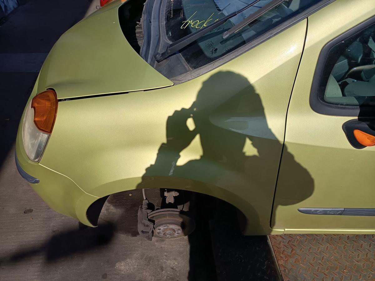 Renault Modus original Kotfl&uuml;gel links TED99 Gr&uuml;n vor Facelift Baujahr 2005