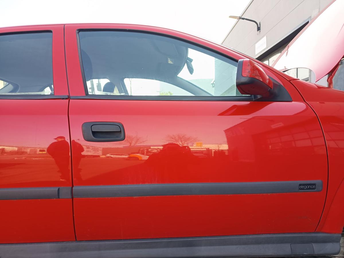 Opel Astra G 5 T&uuml;rer original T&uuml;r vorne rechts Y547 Magmarot Baujahr 1998