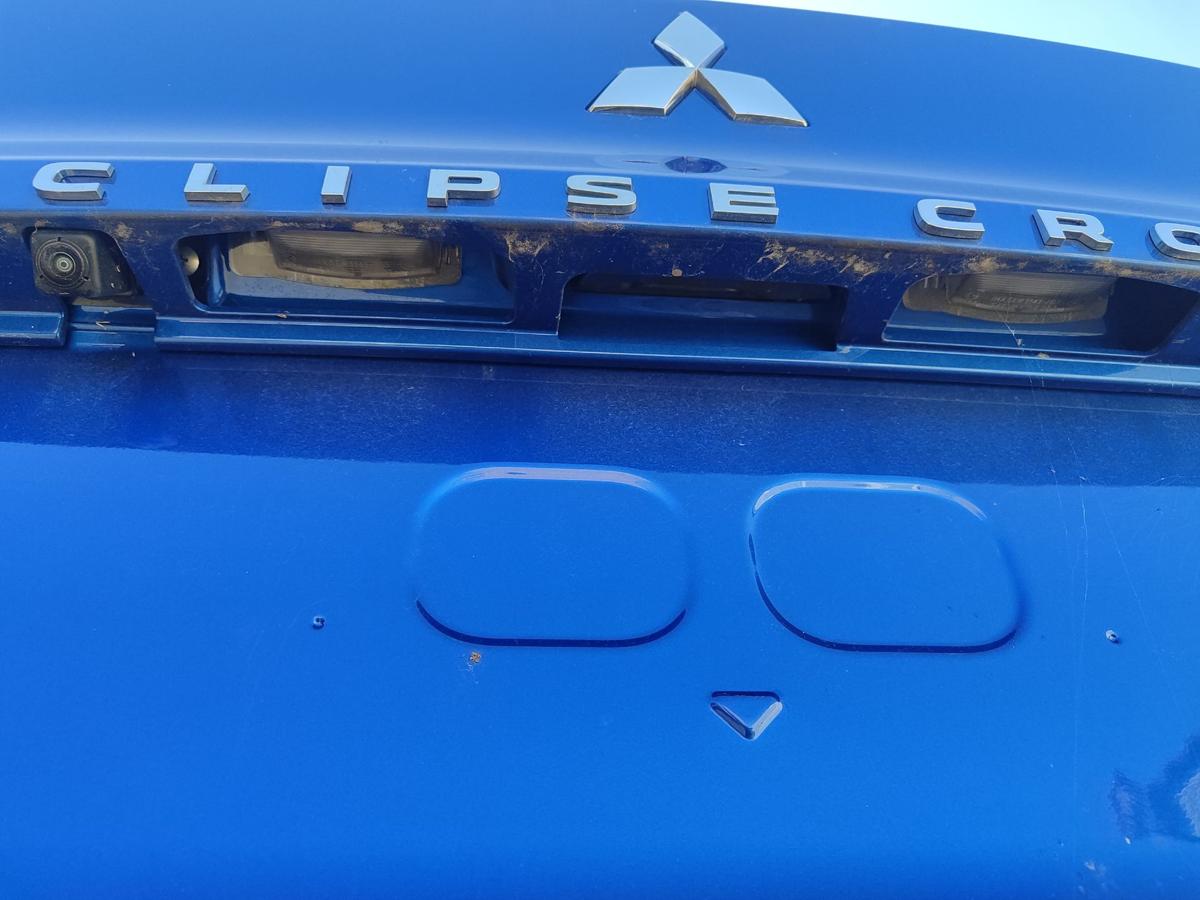 Mitsubishi Eclipse Cross original Heckklappe Heckscheibe Heckblende blau D06B
