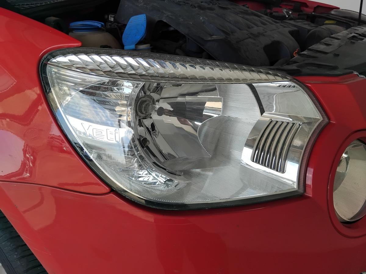 Skoda Yeti 5L orig.Scheinwerfer rechts mit Nebelscheinwerfer u LWR BJ2010 Halogen