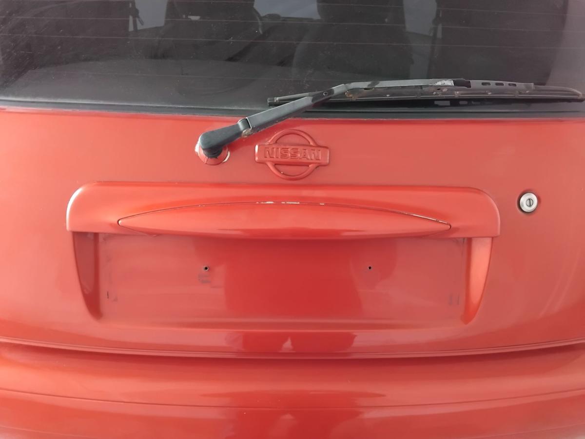 Nissan Micra K11 Heckklappe mit Heckscheibe 2. Faceliftmodell BJ2001 mit Spoiler