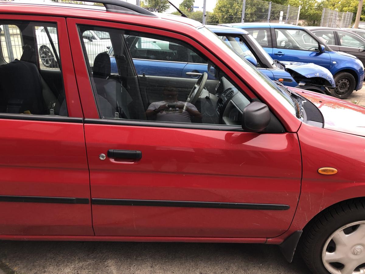 Mazda Demio DW T&uuml;r vorn rechts Beifahrert&uuml;r im Rohbau rot Autot&uuml;r