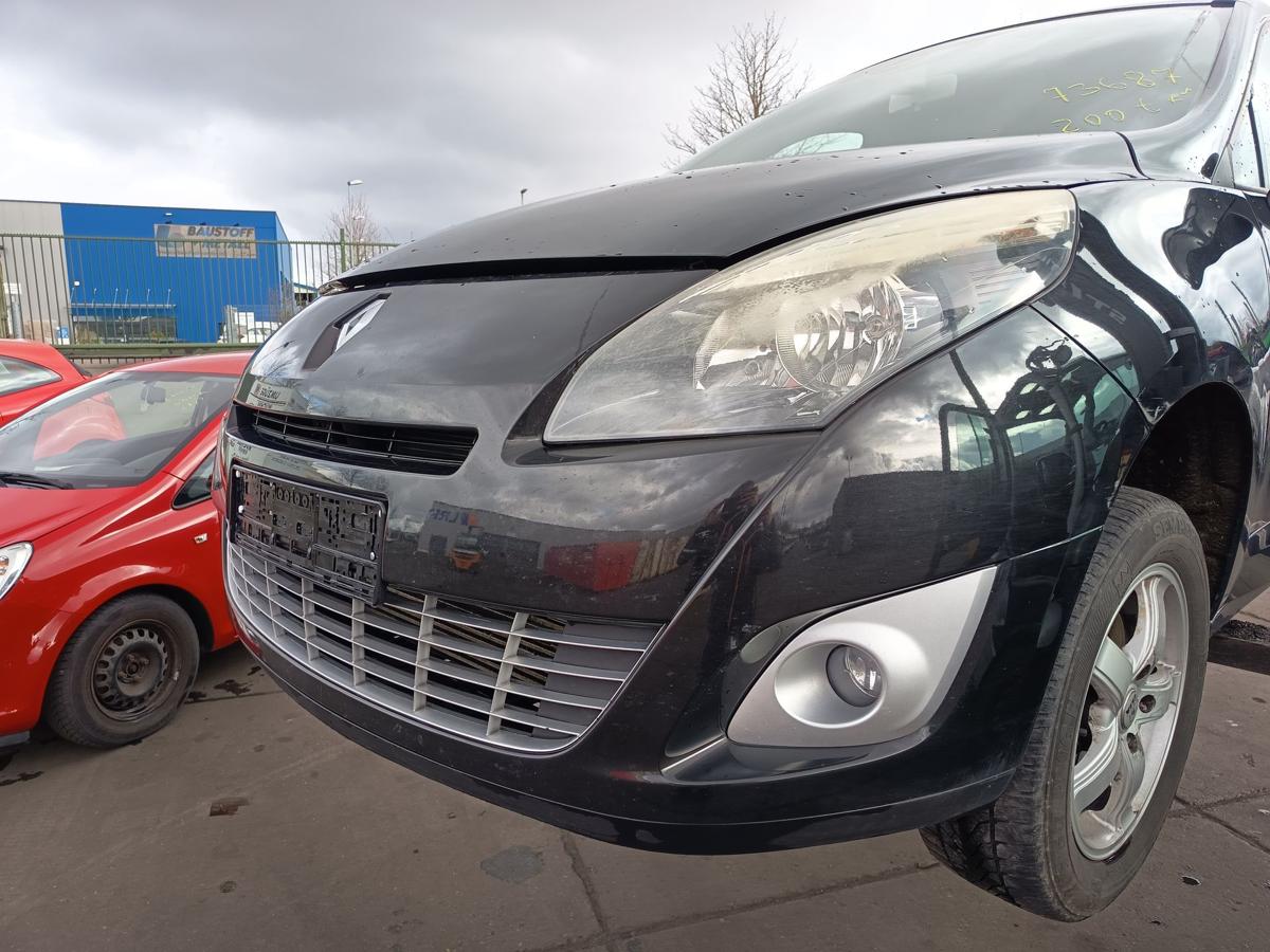 Renault Grand Scenic 3 orig Sto&szlig;stange F&auml;nger vorn Front 676 Perlschwarz Bj 2009