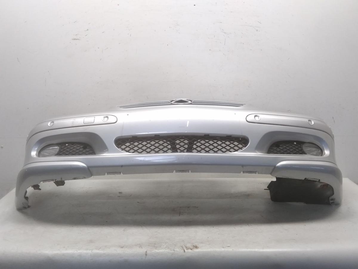 Mercedes Benz C203 Sportcoupe original Stoßfänger Stoßstange vorn PDC BJ2001 744 brillantsilber