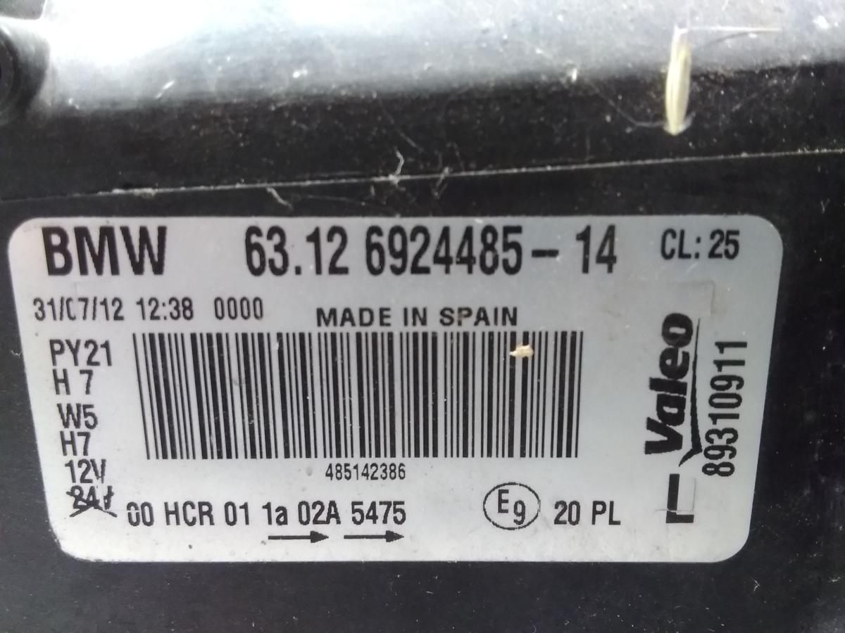 BMW 1er E87 E81 original Scheinwerfer links Halogen Valeo mit LWR Bj.2005
