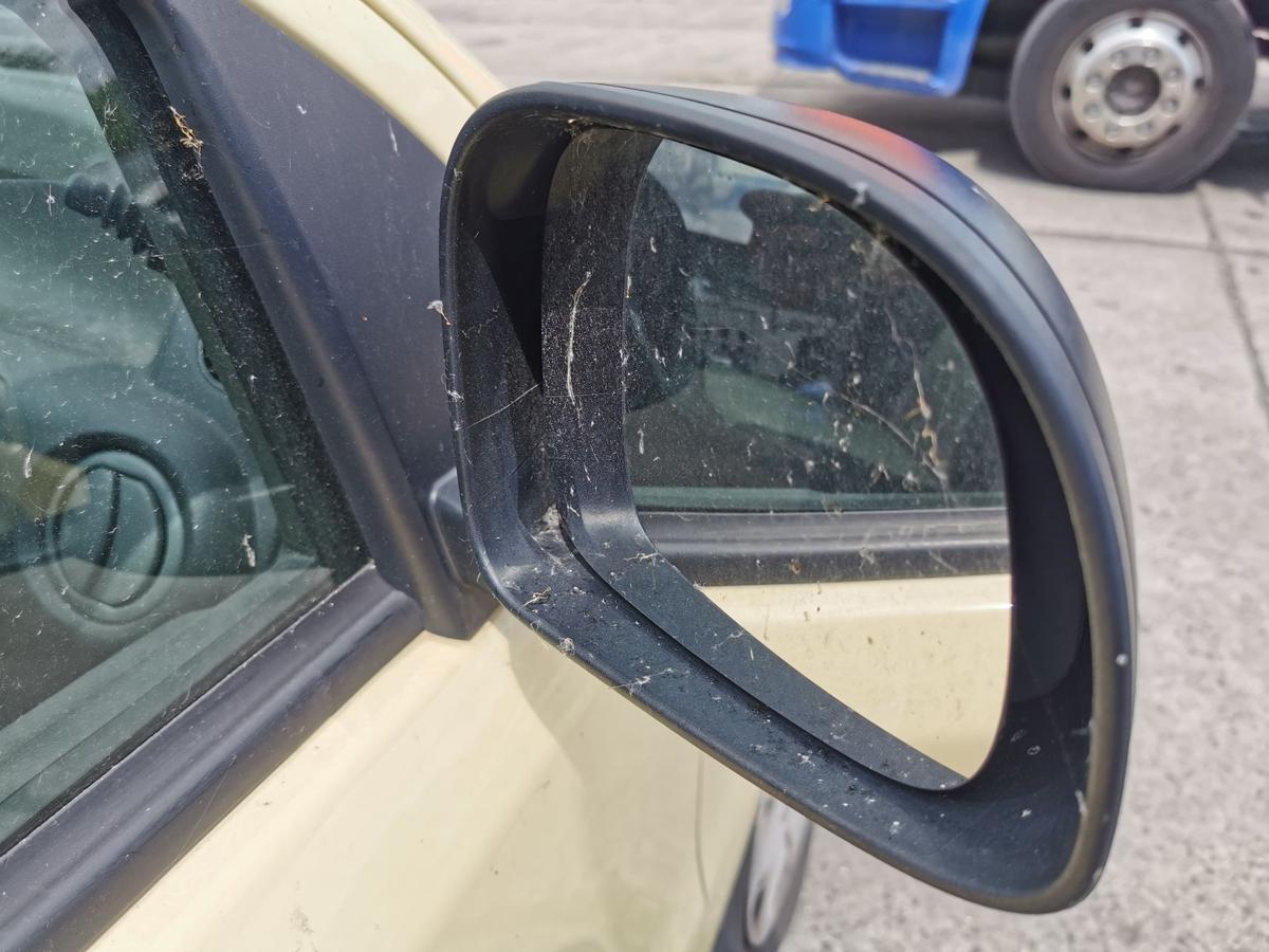 Fiat Panda 169 Aussenspiegel Spiegel Rückspiegel rechts manuell unlackiert ab09
