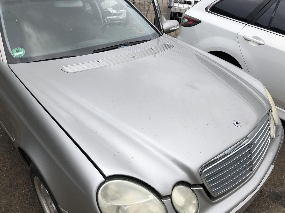 Mercedes W211 Limo E Klasse Motorhaube Haube Klappe vor Mopf 723 Cubanitsilber