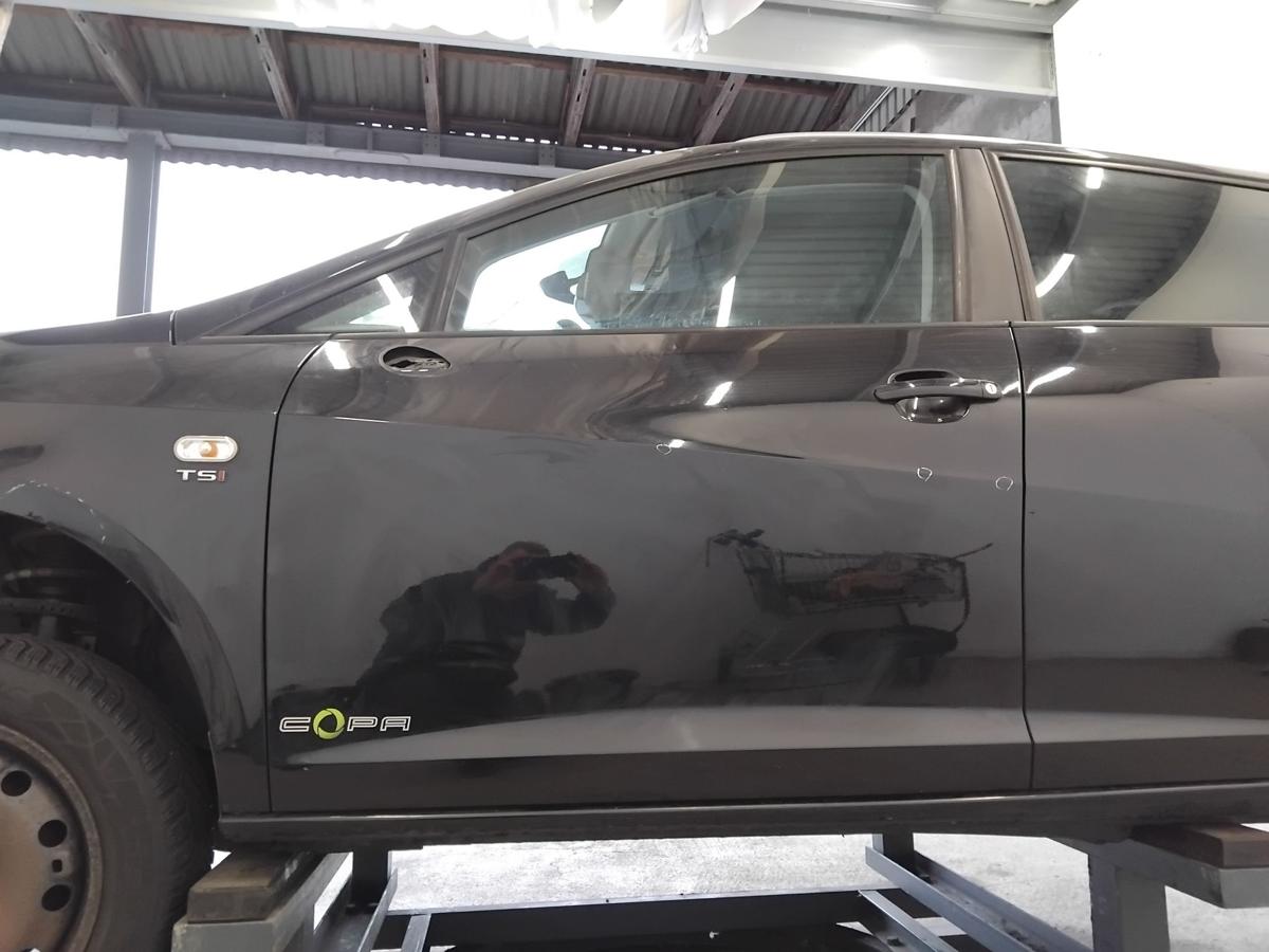 Seat Ibiza ST Kombi 6J T&uuml;r vorn links Fahrert&uuml;r LZ9Y phantomschwarz BJ2012