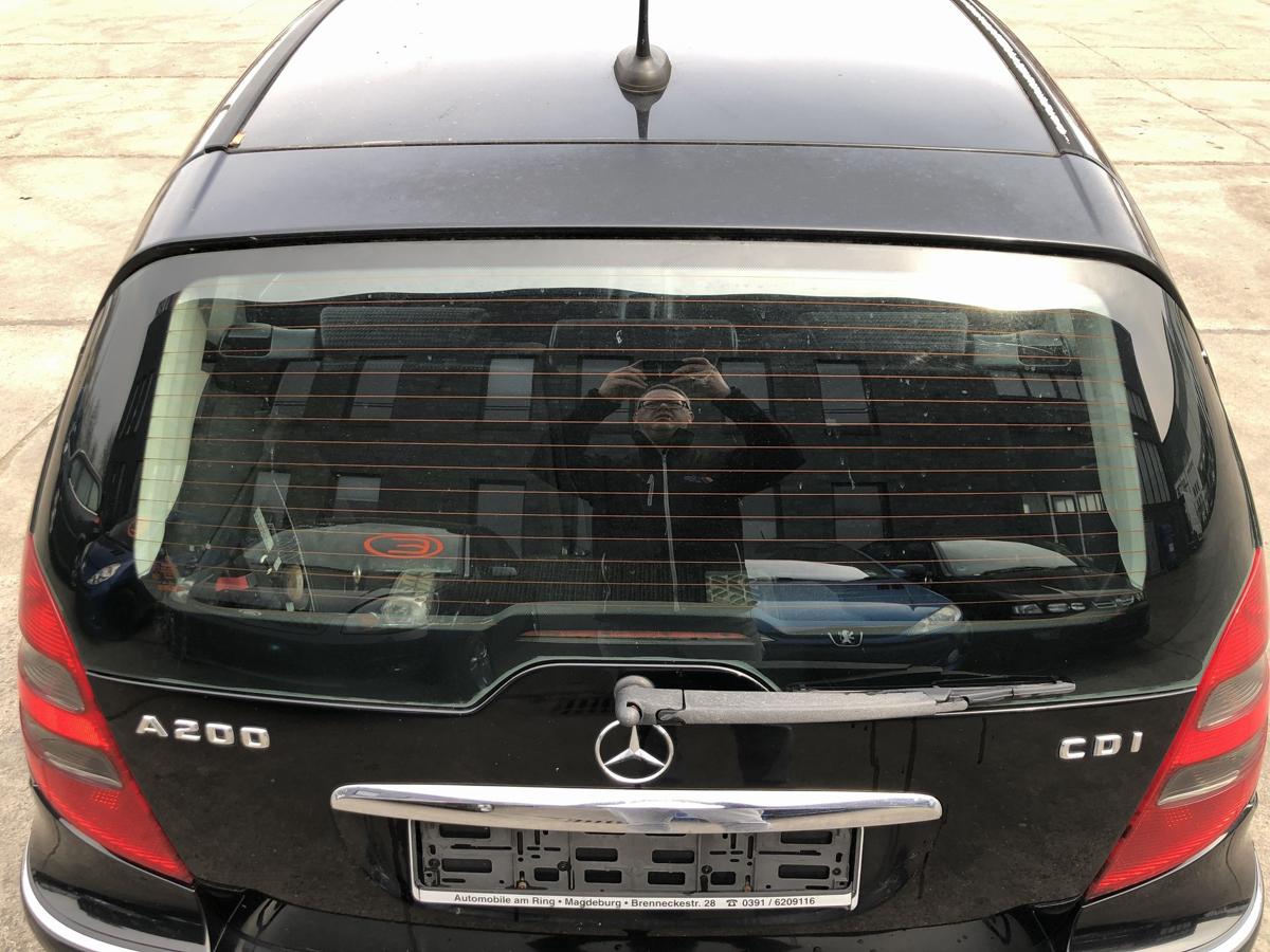 Mercedes A Klasse W169 Heckklappe Heckscheibe 5trg Kofferklappe 696 schwarz