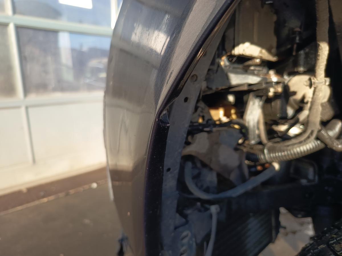 Audi A8 D3 4E original Kotfl&uuml;gel links Seitenteil Y9B Brillantschwarz Bj 2005