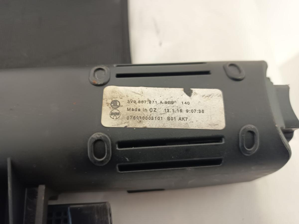 Skoda Superb 3V Kombi original Laderaumrollo Laderaumabdeckung schwarz Bj 2016