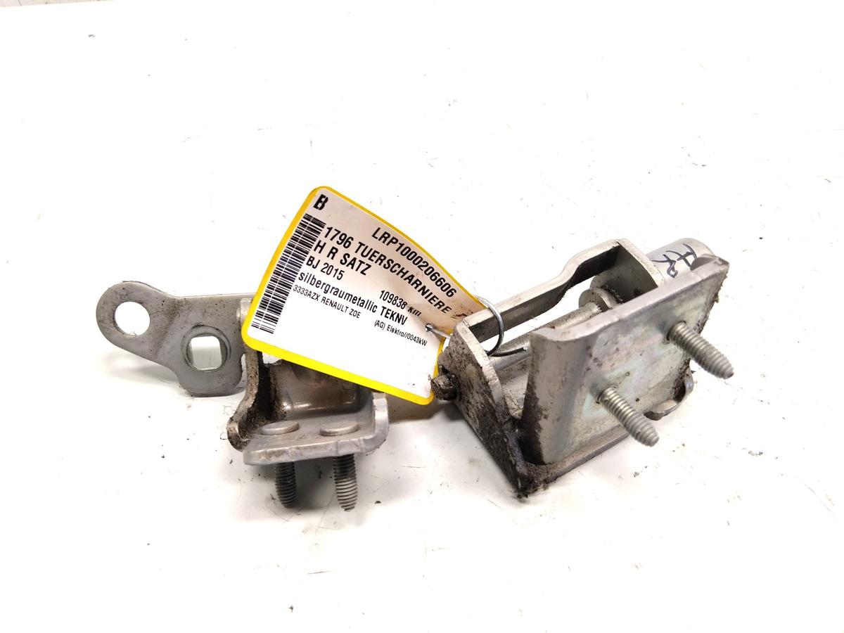 Renault Zoe original Satz T&uuml;rscharniere hinten rechts unfallfrei Bj.2015