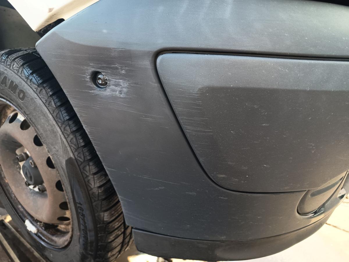 Renault Kangoo KC original Sto&szlig;stange F&auml;nger vorn Front unlackiert Bj 2008