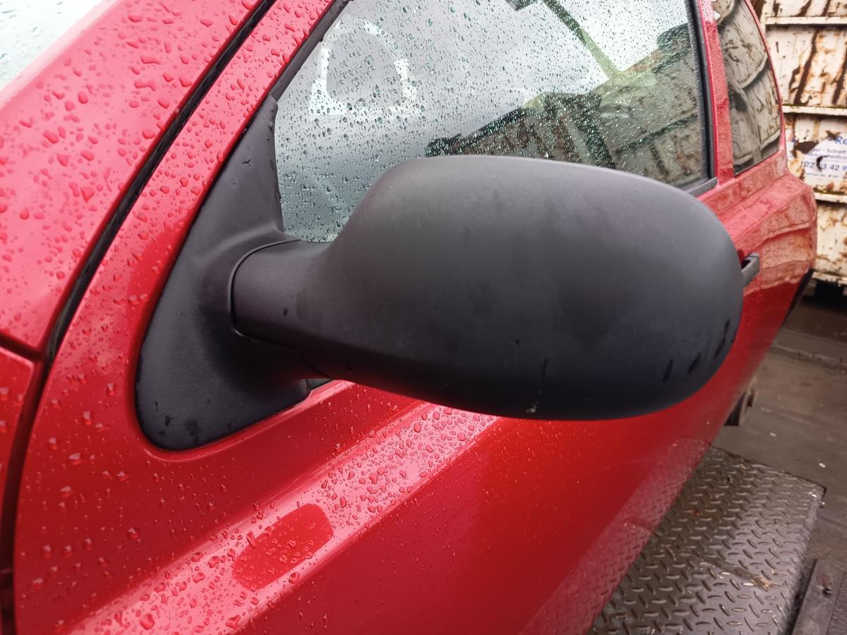 Nissan Micra K12 original Aussenspiegel links manuell unlackiert schwarz Bj 2005