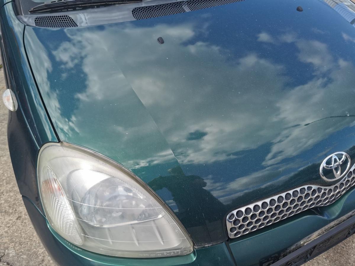 Toyota Yaris P1 Motorhaube Haube Klappe Deckel Bonnet vorn 6R4 Dark Green