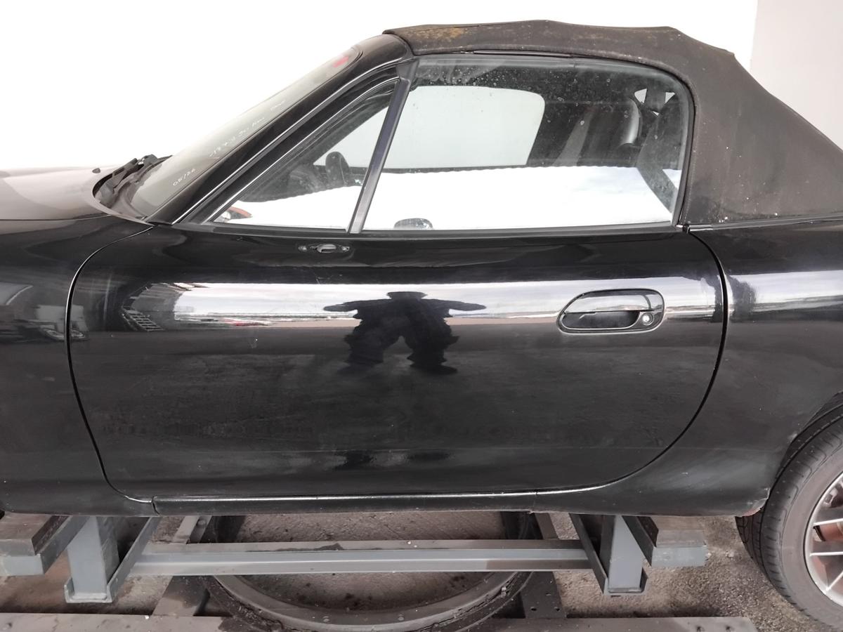 Mazda MX-5 II NB-FL T&uuml;r vorn links Fahrert&uuml;r schwarz BJ2004 Anrostung
