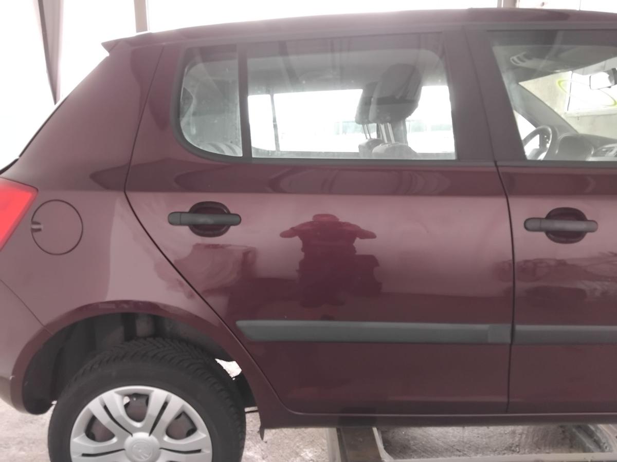 Skoda Fabia 2 T&uuml;r hinten rechts Limo Flie&szlig;heck LF3X Rosso Brunello BJ2013