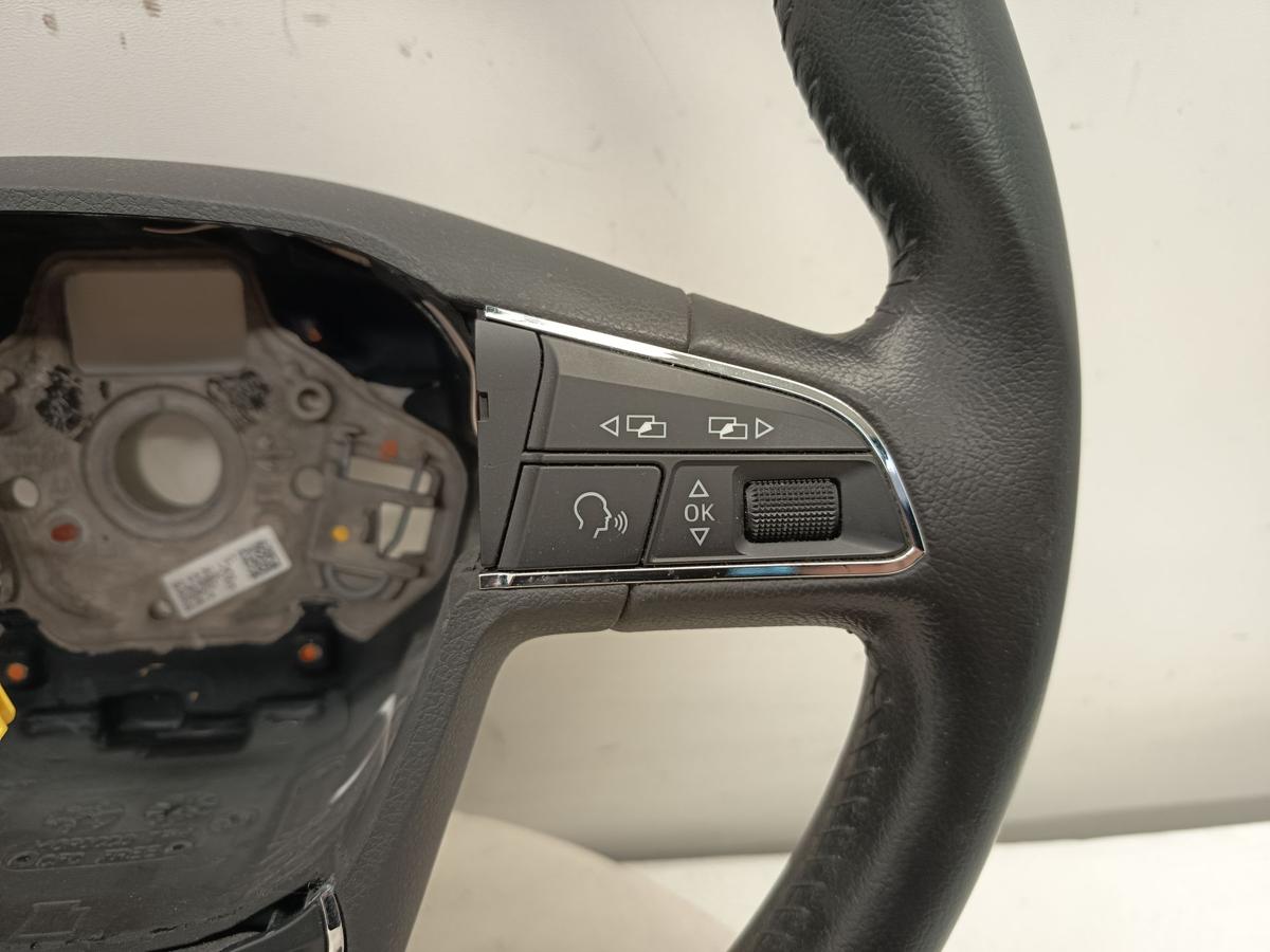 Seat Leon 5F original Lenkrad Leder Multifunktion Baujahr 2014