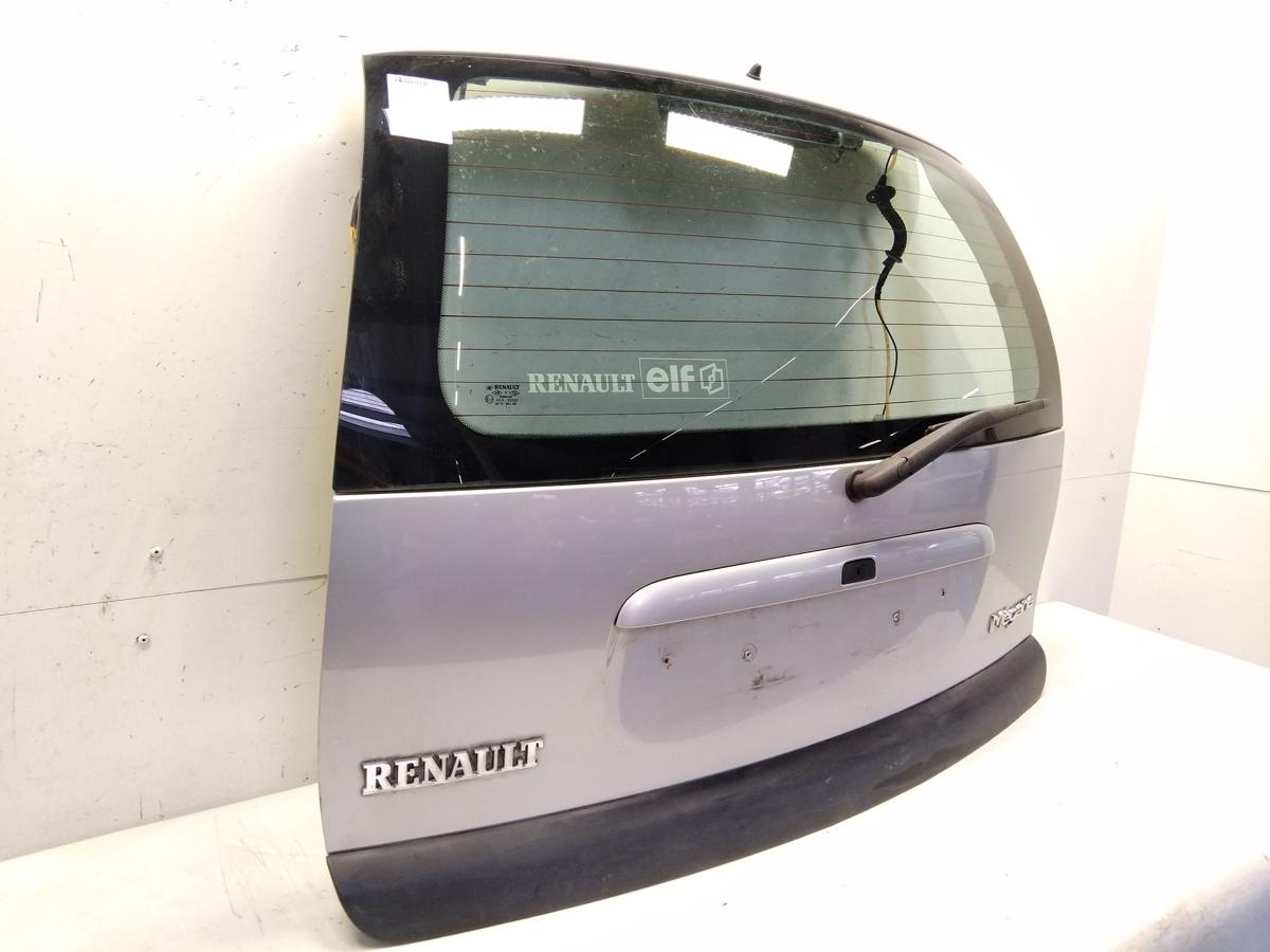 Renault Megane 1 Kombi Grandtour Heckklappe 632 Polargrau mit Heckscheibe BJ2001
