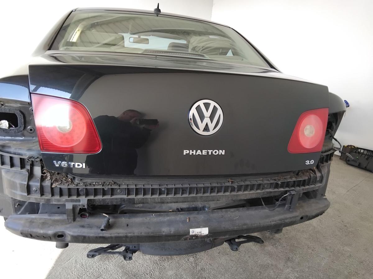 VW Phaeton GP1 original Heckklappe tarantellaschwarzmetallic LR9V BJ2007