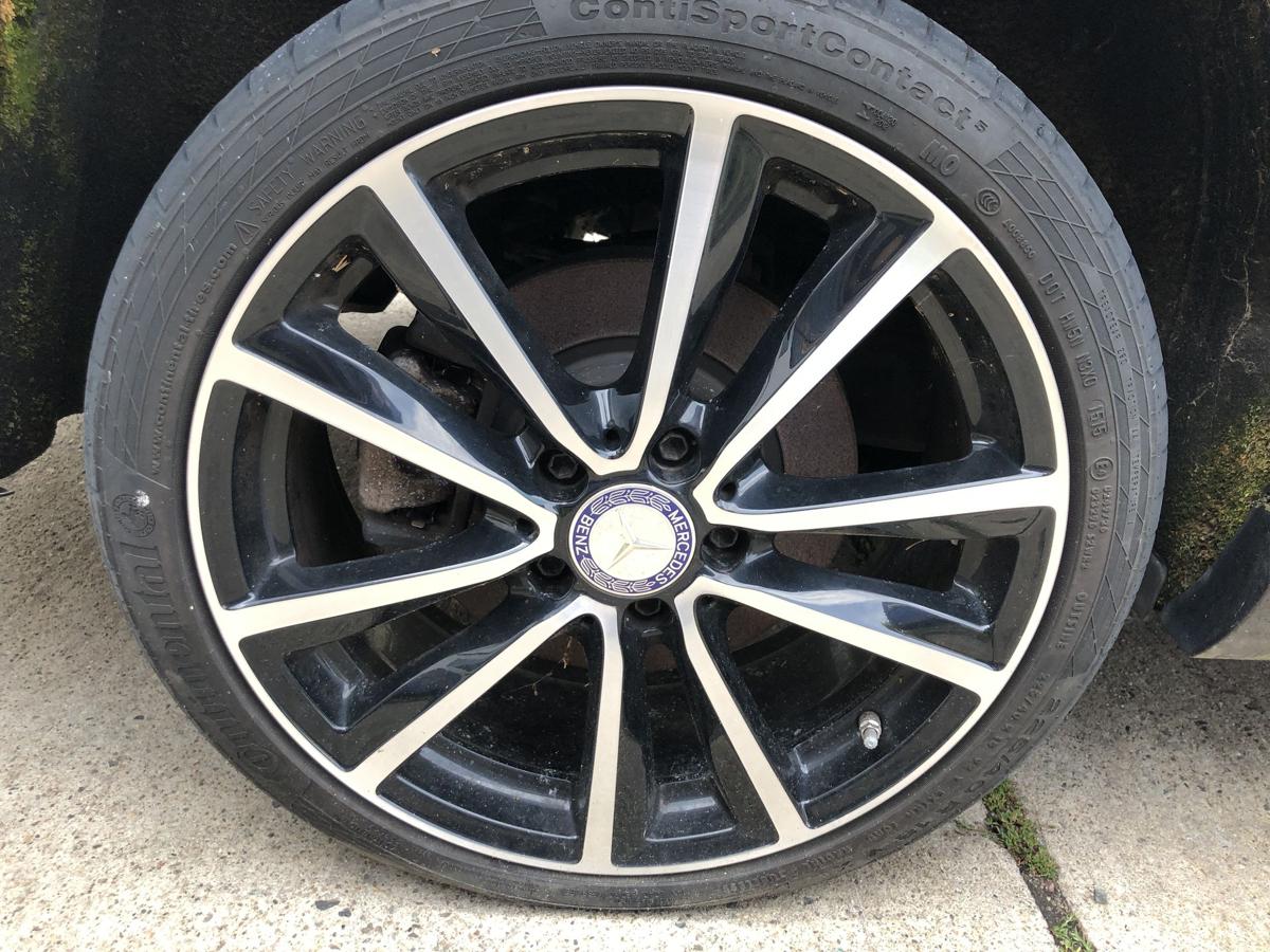 Mercedes CLA C117 bis 16 Felgensatz Alufelgensatz glanzgedreht 7.5x18 ET52 OE