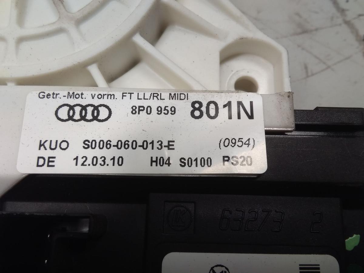 Audi A3 8P original Fensterhebermotor vorn links mit Türsteuergerät Bj.2010