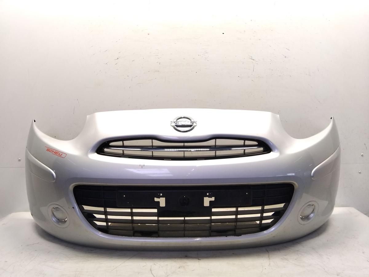Nissan Micra 4 K13 original Stoßstange Stoßfänger vorn BJ2011 K23 brilliantsilbermetallic
